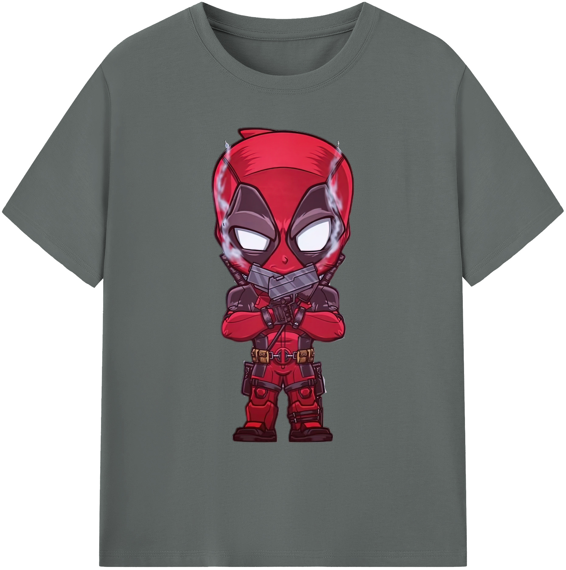 （画像用） Deadpool デッドプール 綿100％ メンズ半袖Tシャツ｜肌触りやわらか＆通気性